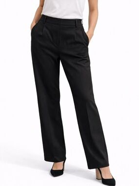 Carol Wren Elegant BlackWide Legged Pants